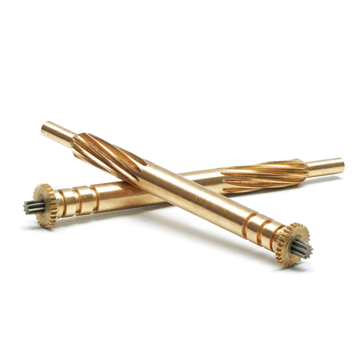 Brass Worm with Gear